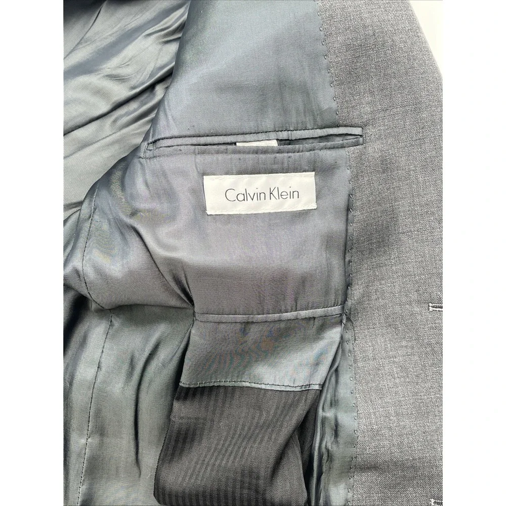 Calvin Klein Men's‎ Suit Jacket 100% Wool 42R